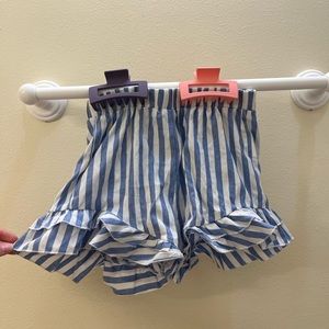 GIRLS 9Y RUFFLED SHORTS